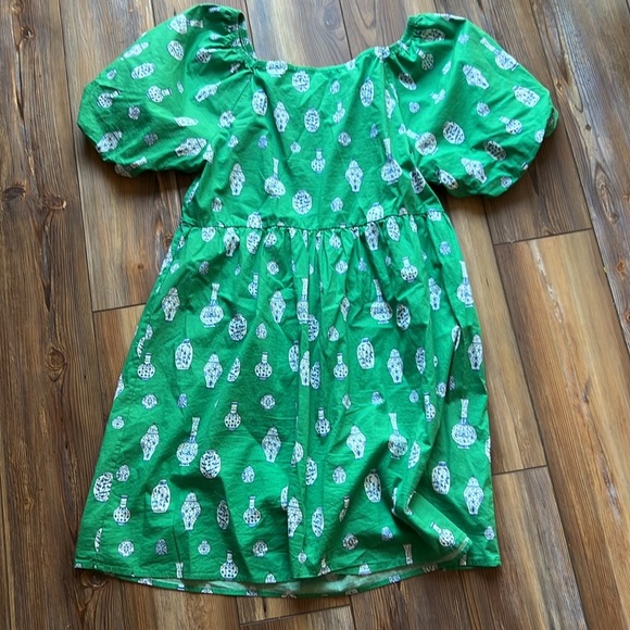 Michelle McDowell Iris Ginger Jars Pine Women's Dress Medium - Picture 11 of 11